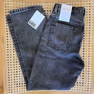 NWT & Other Stories Straight Leg Cropped Denim, Size 25